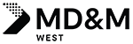 MD&M West black logo